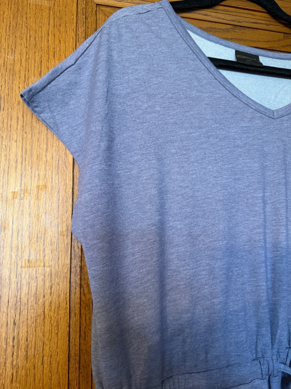 V-Neck Drawstring Midi Dress - Picture 3 of 4